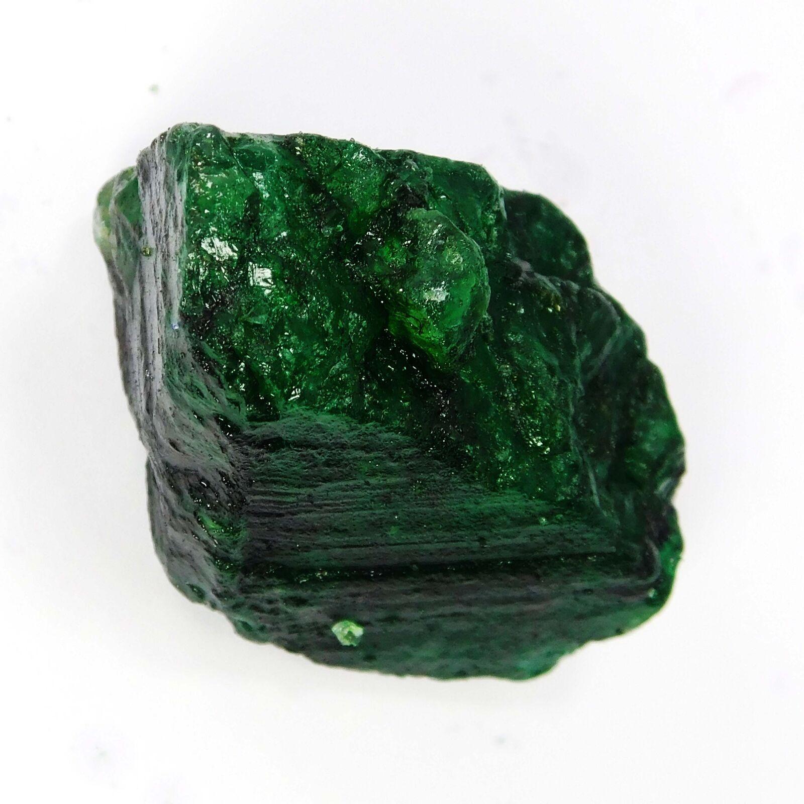 

NATURAL Green EMERALD Huge Rough 133 Ct Earth Mined CERTIFIED Loose Gemstone AZ-5345 38.8 mm зелений