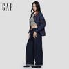 Gap Women's 2025 Fall Mid-Waist Wide-Leg Non-Stretch Denim Pants