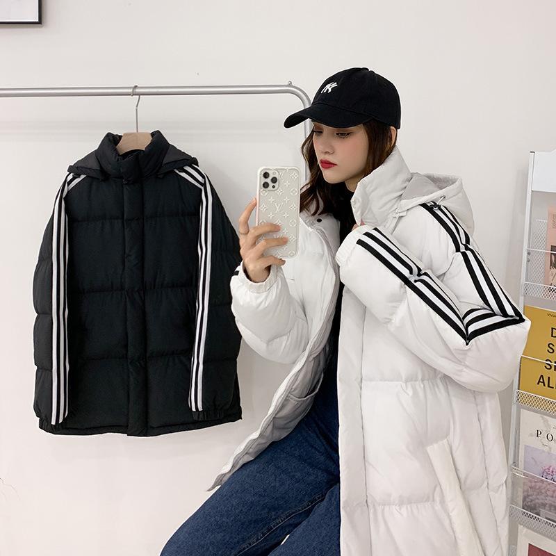 

Мужская осенняя новая утолщенная куртка с капюшоном для пар, модная однотонная, на хлопковой подкладке XXXXL чёрный