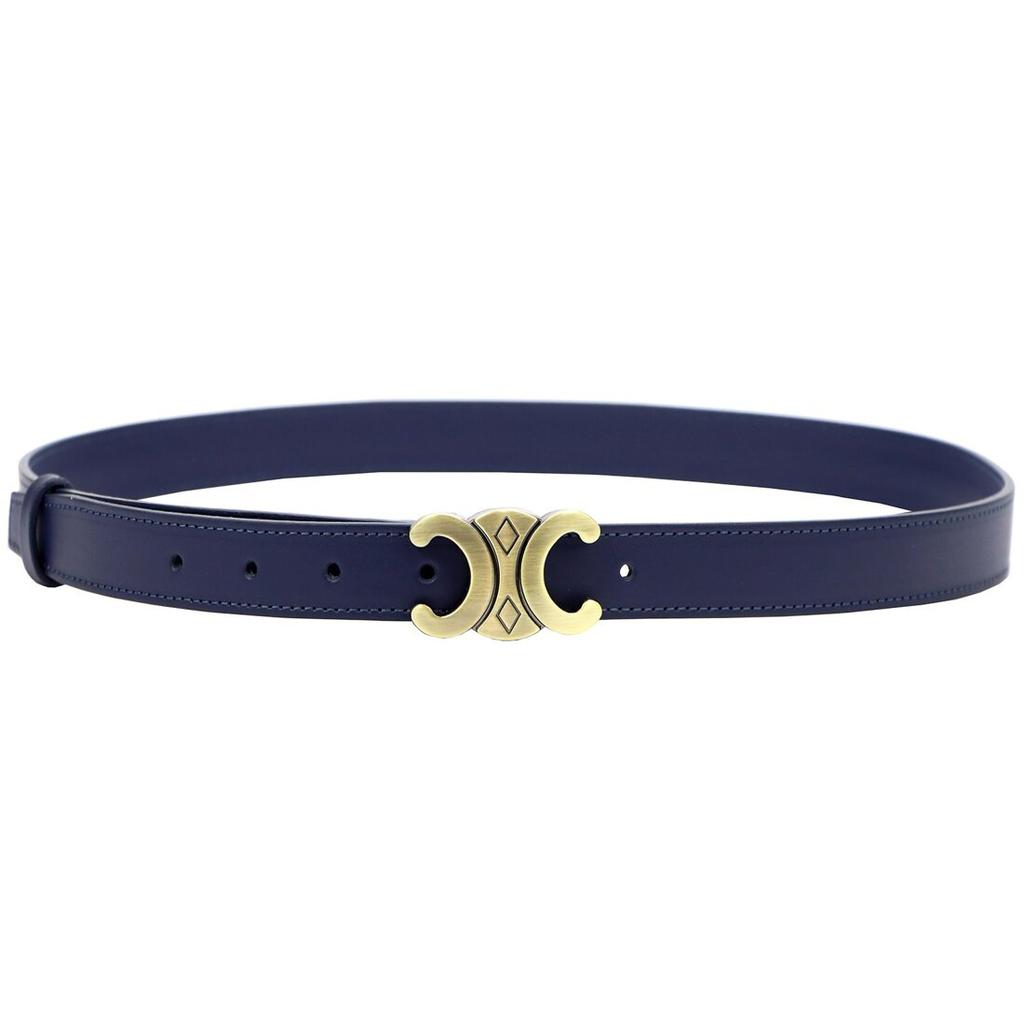 Cinto de couro feminino com fivela elegante Gregorio