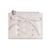 New Folding Coin Purse Portable Zipper Credit Card Holder Strap Bow Coin Pouch Women