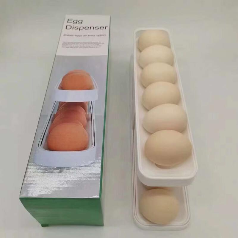 

ZISIZ Refrigerator Auto-Roll Egg Dispenser