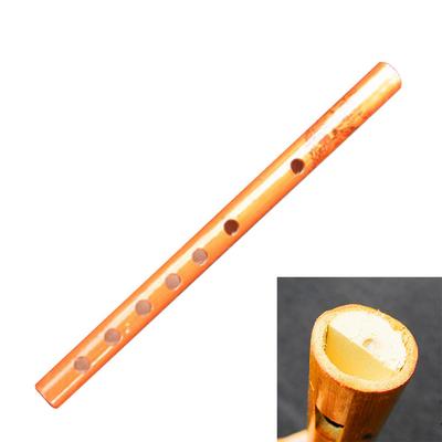 1PC Chinesische Traditionelle 6 Löcher Bambusflöte Vertikale Flöte Klarinette Student Musikinstrument Holz Farbe Für Kinder Geschenk