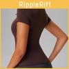 Womens Slim Fit Breathable Nylon Running T Shirt For Yoga And Fitness Exercise