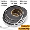 1M Flexibele Rubberen Magnetische Strip Zelfklevend Snijdbaar Magnetisch Tape DIY Muur Foto Poster Bevestigingsgereedschap Muur Memo Strip