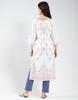 Monte Carlo Women's Regular Fit 3/4 Sleeve Printed Kurti