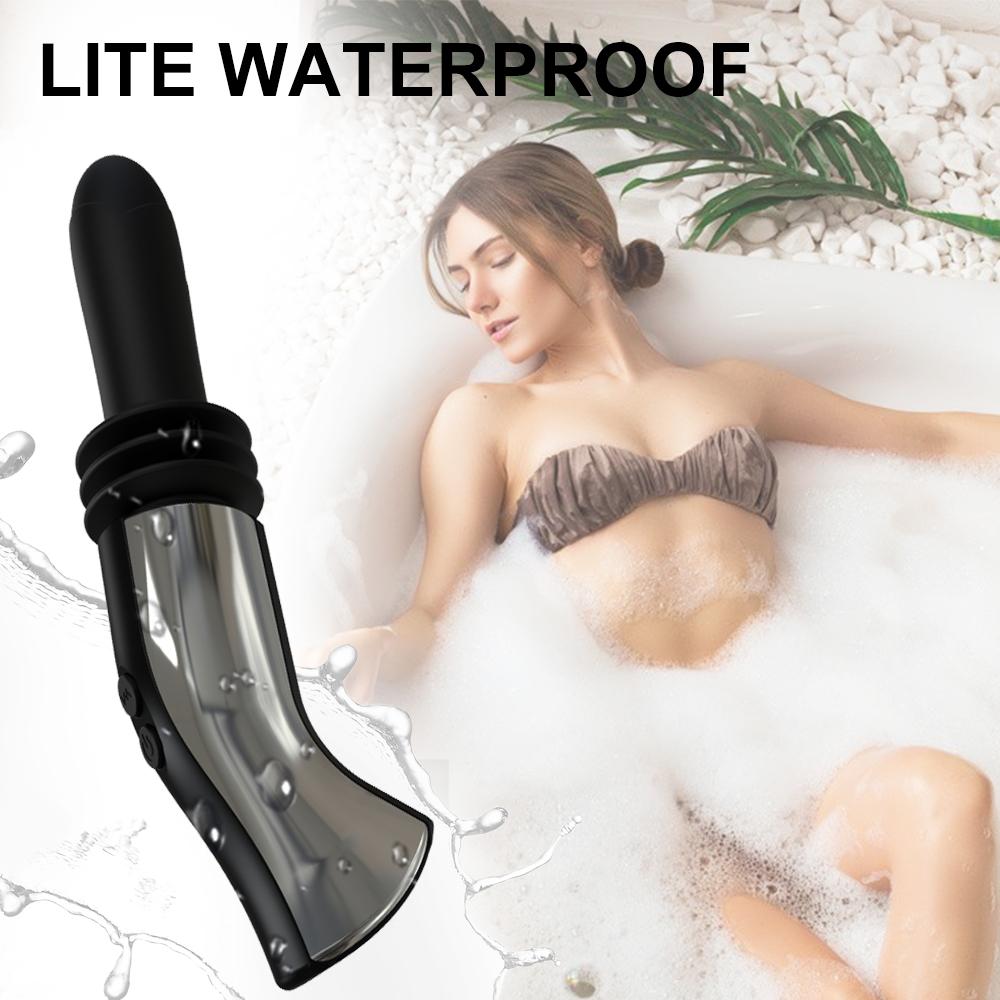 Female Automatic Retractable Dildo Masturbator G-Spot Vagina Anal Insertion Penis Adult Female Sex