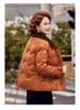 Stylish Thickened Cotton-Padded Winter Jacket for Middle-Aged and Elderly Women, Plus Size
