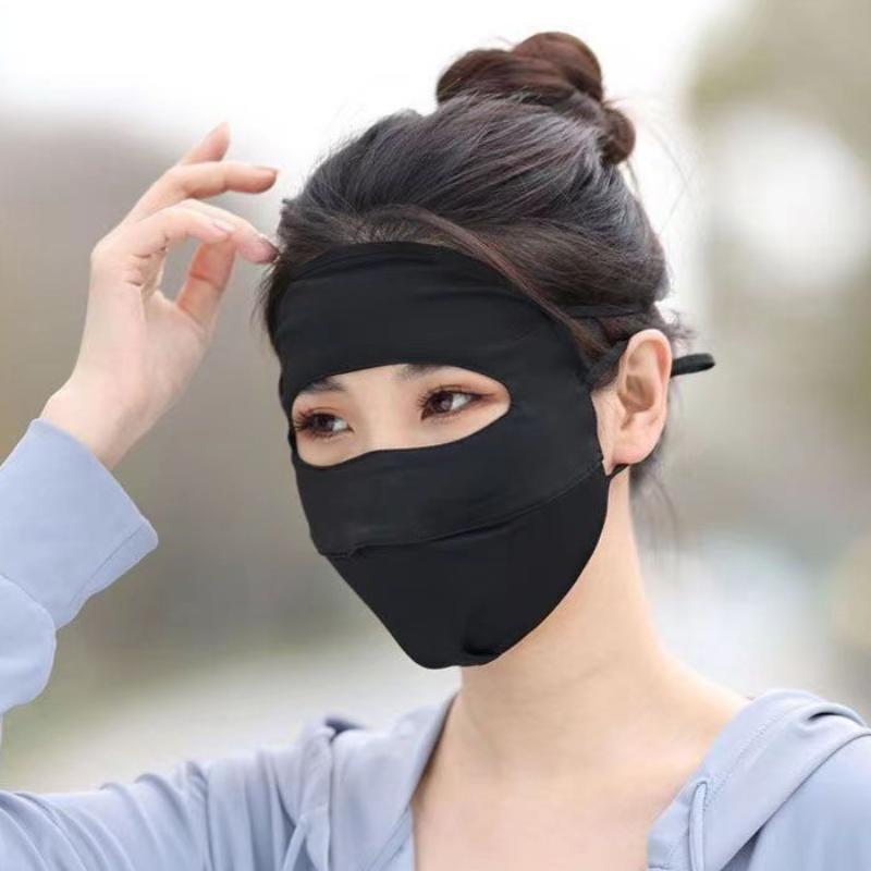 Sunscreen Mask Female Uv Protection Full Face Summer High-Efficiency Uv Protection Full Face Protective Mask