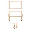 Professional Wood Embroidery Frame Stand Smooth Quilting Rack for Cross Stitch Tapestry Crafting Beginners
