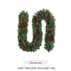 2.7m Christmas Garland with Pine Cones, Ornaments, Handrail & Banister Decoration - In Stock.