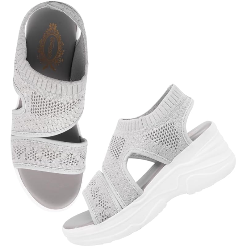 Shoetopia Women'S Sandal-3 Kids Uk (Milton-Grey)-Eu36