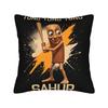 Tung Tung Tung Sahur chasing Tralalero Tralala Pillow Case  Graphic Pillow Cover For Living Room Sofa Funny Pillowcases