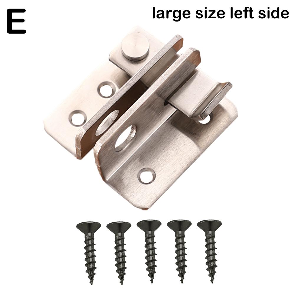 Ενεργοποίηση Αριστερά / Δεξιά Σύντομο Μπουλόνι Αντικλεπτικής Ασφάλειας Χοντρό ντουλάπι από ανοξείδωτο πάχος κλειδαριά πόρτας W0Z1