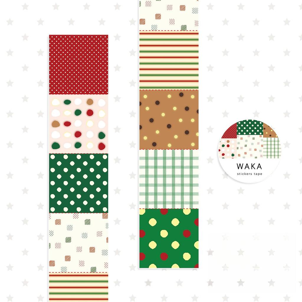 Polka Dot Tearable Sticker Roll Tape Can Write Hand Account Decorative Label Sticker Creative Index  Original