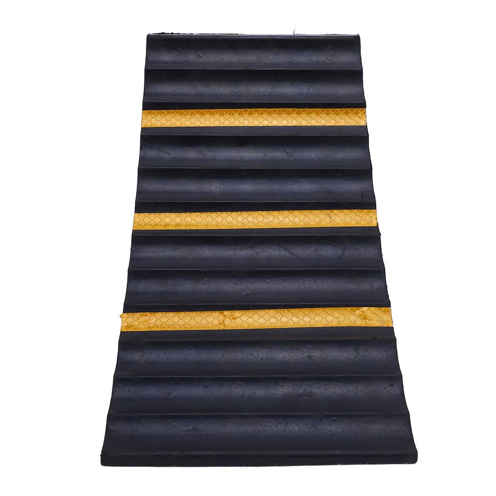 Hochbelastbarer Gummi-Unterlegkeil 9,8 x 6,3 x 7,5 Zoll Wetterfest Erhöhte Sicherheit Tragbarer Reifenblock