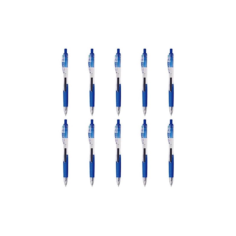 Zebra Surari Oil-Based Ballpoint Pen, 0.5mm, Blue, 10 Pens, B-BNS11-BL