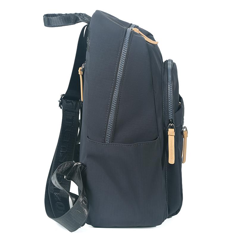 Minimalist Nylon Backpack for Women Large Capacity School Bag Casual Travel Daypack Purse