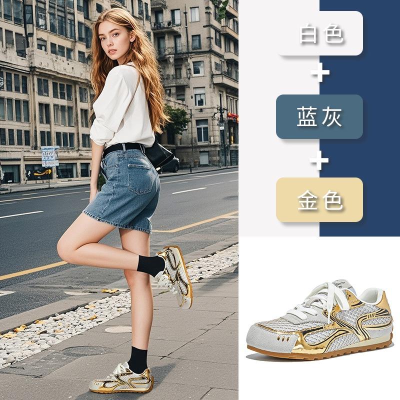 New Leather Dad Shoes Women's Autumn Shoes Women's Shoes Versatile Height-increasing Shoes Casual Platform Running Sneakers