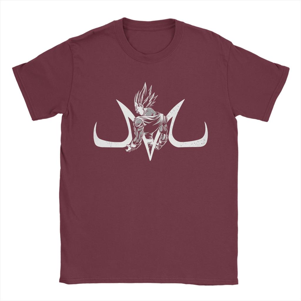 Mens Vegetas Dragon Ball Z T Shirts Pure Cotton Clothes Novelty Short Sleeve Round Collar Tees Plus Size TShirts