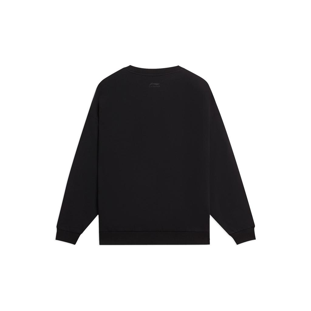 Li Ning Sports Life Collection Sweatshirt Unisex Black AWDSF75-9