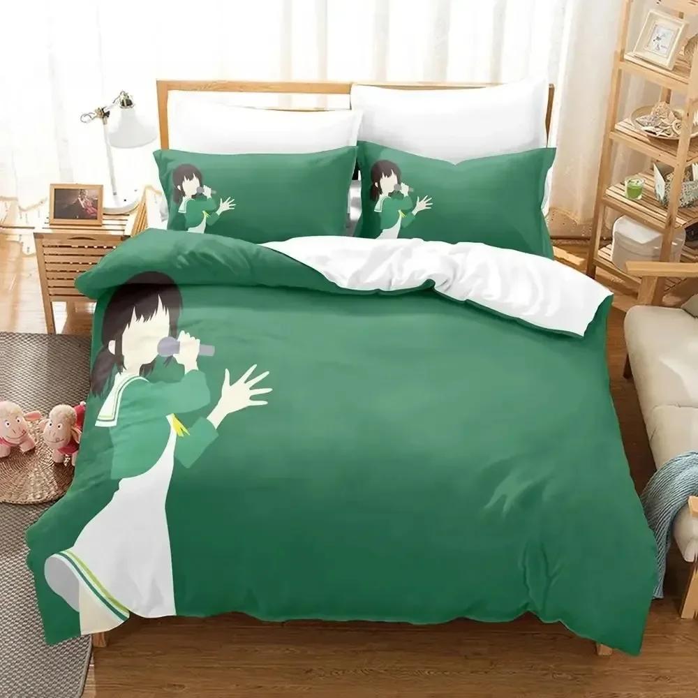 3D Print Anime Kawaii Wake Up, Girls! Bedding Set Single Twin Full Queen King Size Bed Set Adult Kid Bedroom Duvet cover Sets
