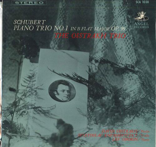 

LP Record - Schubert: Op.99 Piano Trio No.1 in SCA1038 ANGEL Japan Classical Used
