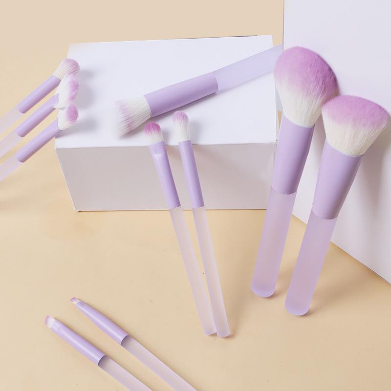 10-teiliges Candy Make-up Pinselset: Puder-, Rouge-, Lidschattenpinsel