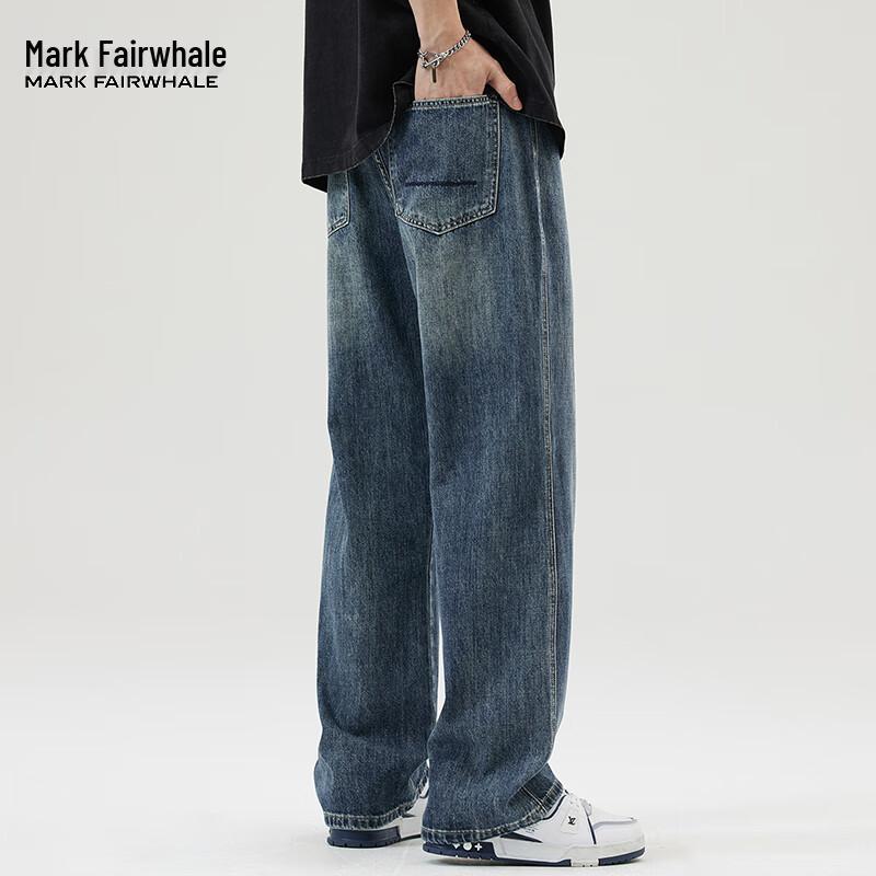 Mark Fairwhale Men's Loose Straight-Leg Jeans