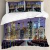 Female Pop Art Three-Piece Quilt Cover Digital Printing Bedding Set Bed Cover