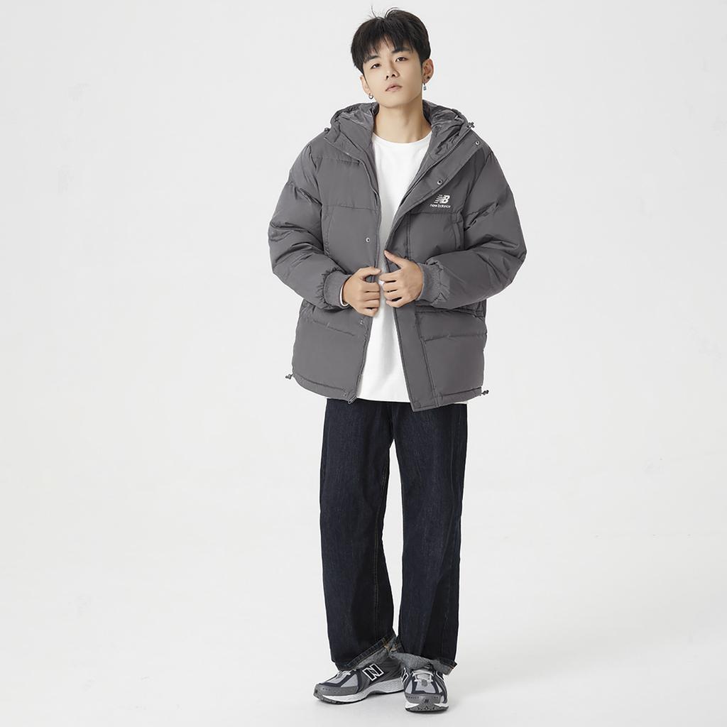 New Balance Down Jacket Standard Men's Gray AMJ23344-ZNC