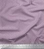 Soimoi Japan Crepe Satin Fabric Geometric Small Print Fabric by the metre 42 Inch