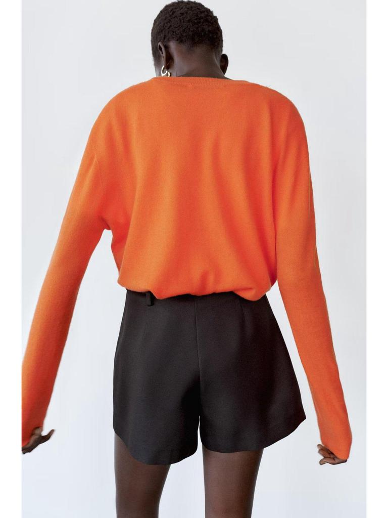 Belted Asymmetrical Double-Breasted High Waist Slimming Shorts - Spring/Summer 2025 Collection