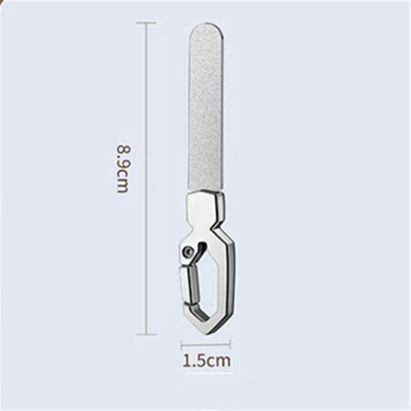 Heavy Duty Double Sided Nail File Coarse Fine Grinding Surfaces Stainless Steel Manicure Pedicure Tool For Thick Hard Nail