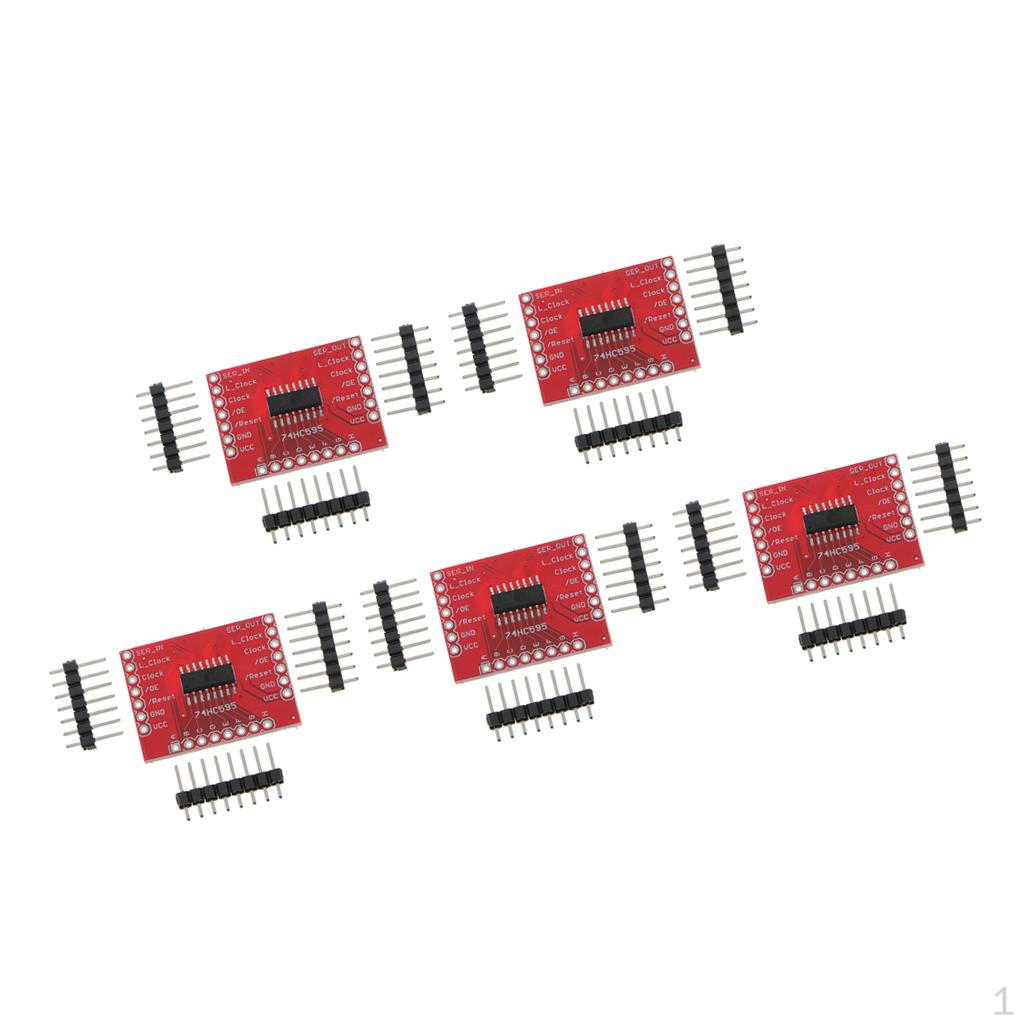 

5 Pieces 74HC595 Register DIP-16 PCB Board