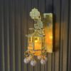 Retro Chinese Architecture Fridge Magnet Openwork Design Locker Cabinet Decoration Magnets  Friend