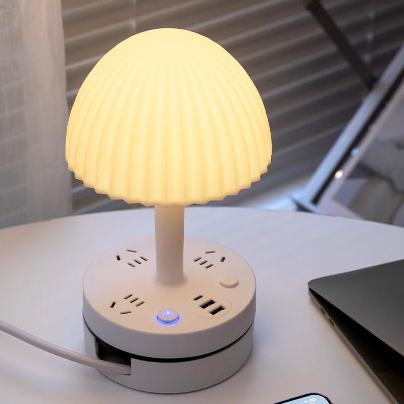 Multi-functional LED Desk Lamp with Power Outlets