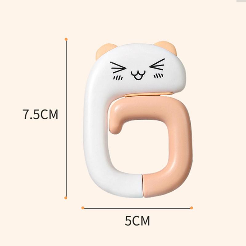 Myśląca Kaczka Przenośny Haczyk Wiszący Dekoracja Stół Portfel Torba Haczyk Wieszak Ścienny Uchwyt Torebka Bez Wiercenia Artykuły Biurowe dla Studentów