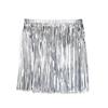 Yousheng Foil Tinsel Wigs And Fancy Dress Costume Disco Themed Fringe Outfit with Elastic Waist Metallic Cosplay Dance Supplies
