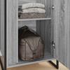 Wardrobe with Door Grey Sonoma 50 x 50 x 200 cm Engineered Wood