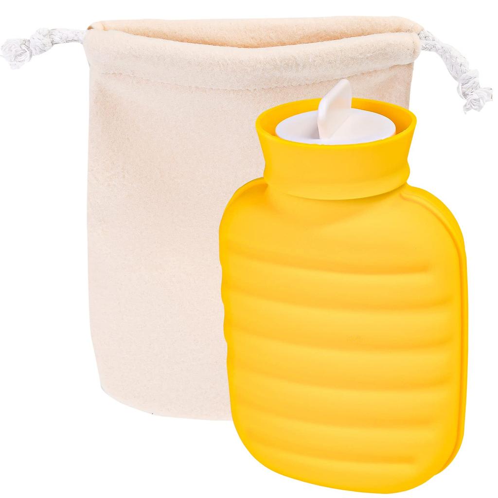 Miyake Chemical (TP-miyake) Yellow, Approx. 1L, Silicone Hot Water Bottle, Microwave Use Only, 441432