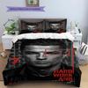 CR7 Cristiano Ronaldo Pattern Bedding,Quilt Set Quilt Cover Pillowcase Home Birthday Gift(1 * Duvet Cover + 2 * Pillowcase, Without Core)