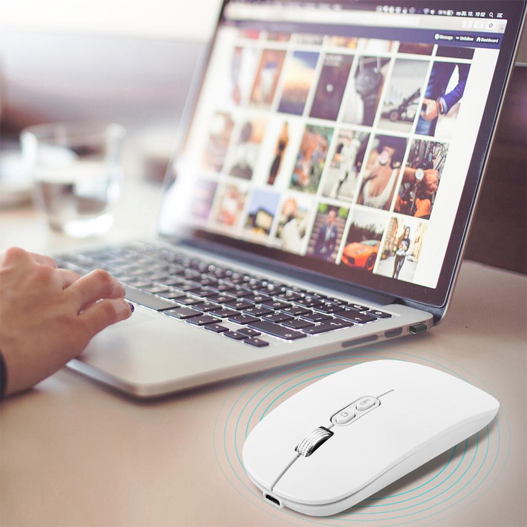 2.4Ghz Wireless Rechargble Mouse Ergonomic Computer Optical Mice for