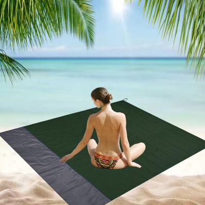 200 × 210 cm Coperta da spiaggia tascabile impermeabile Tappetino da campeggio pieghevole Materasso Tappetino leggero portatile Tappetino da picnic all'aperto Tappetino da spiaggia di sabbia