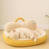 1pc Warm and Cold Resistant Love Pet Nest Removable and Washable Cat Sofa Thickened and Soft Skin Friendly Sleeping Nest Creative Design Pet House