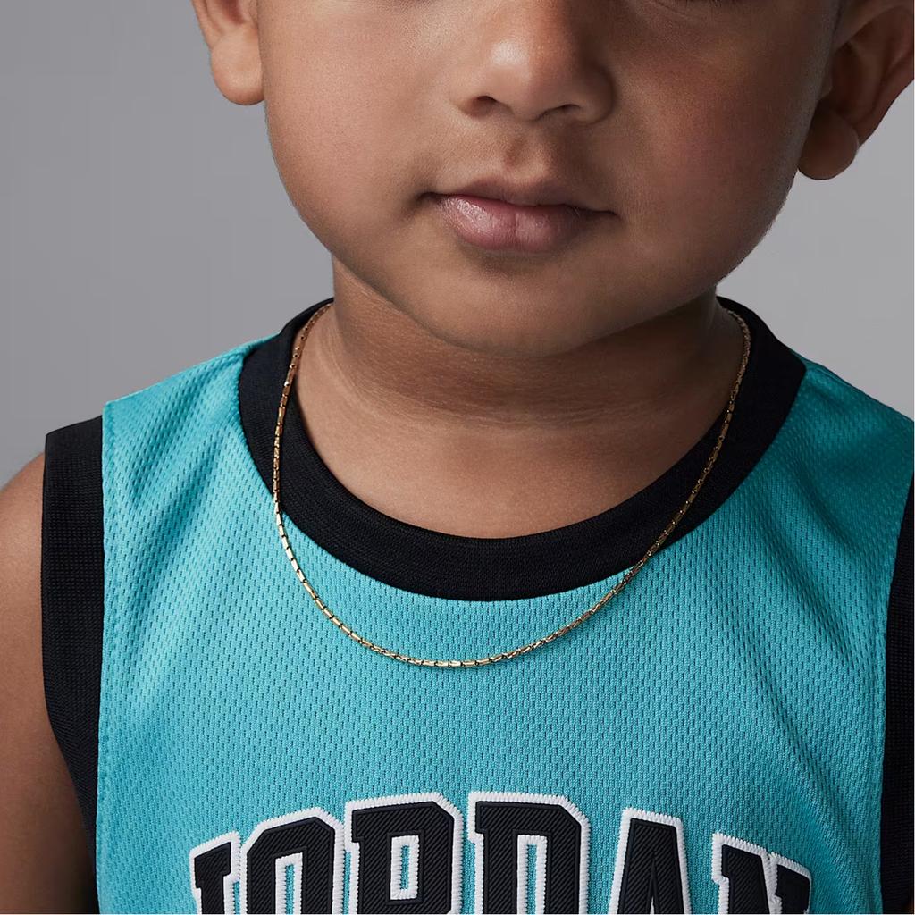 New Jordan Casual Sportswear 23Flight SS25 Set Washable Cyan Infant And Toddler HF2254-013