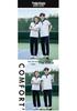 College Style Korean-British Summer School Uniform Set for Boys & Girls - Primary to High School Short Sleeve Sportswear