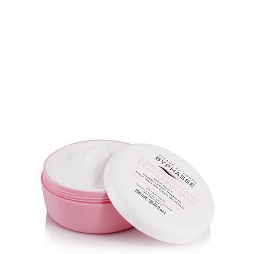 Feuchtigkeitsspendende Pflege - BYPHASSE - Gesichts- und Körpercreme - 250 ml - Alle Hauttypen - Cremige Textur