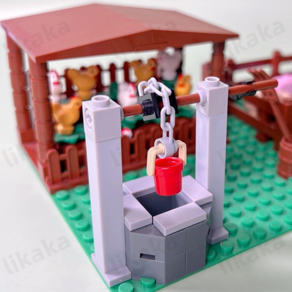 City Farm Building Blocks MOC Animals Pig Blocks Montessori Toys for Children Gift Compatible Friends Classic DIY Bricks Toys