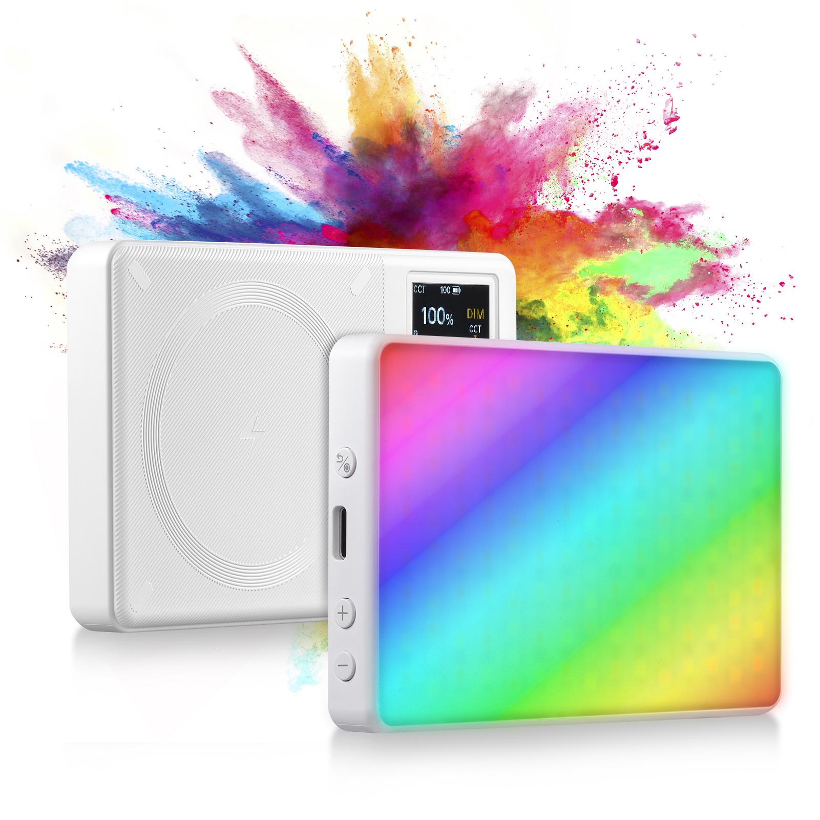 

Godox MA5R Магнитная зарядка RGB Видеосвет Карманный светодиодный заполняющий свет для фотосъемки на телефон белый